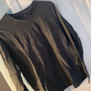 Mack Weldon cotton dark gray shirt. Long sleeve. Size XL